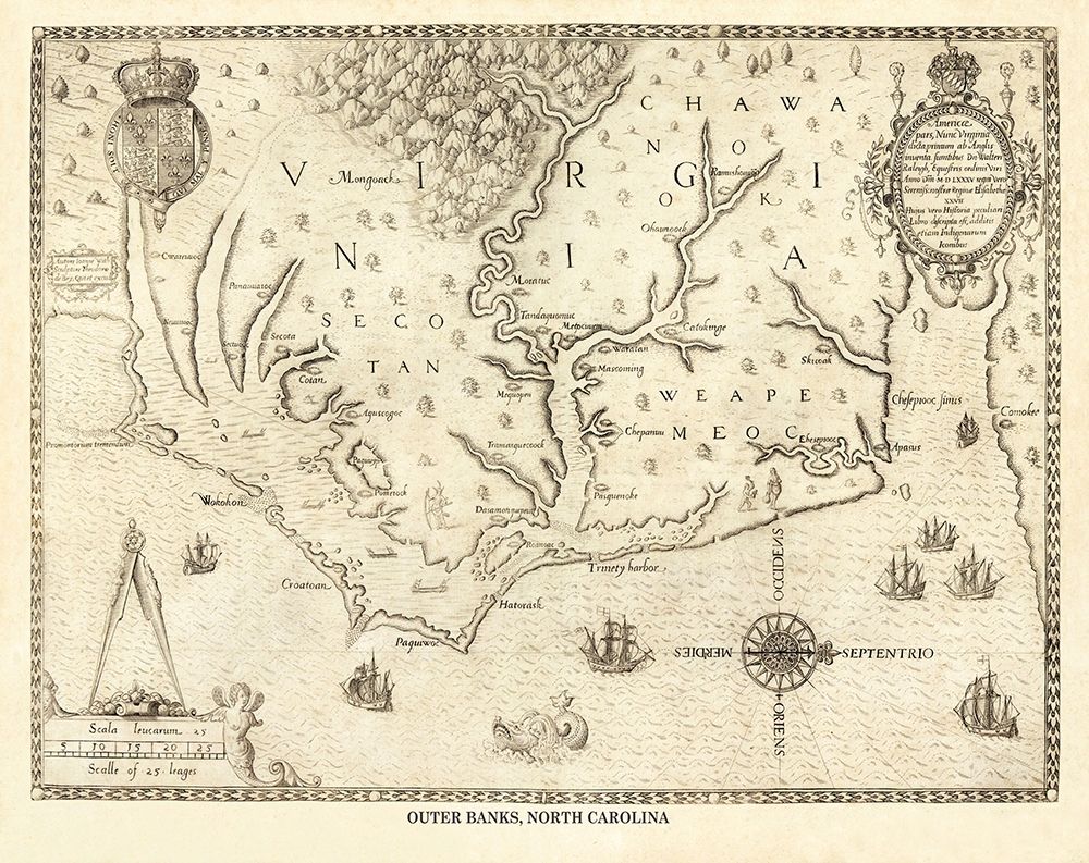 Outer Banks North Carolina, Virginia - 1590