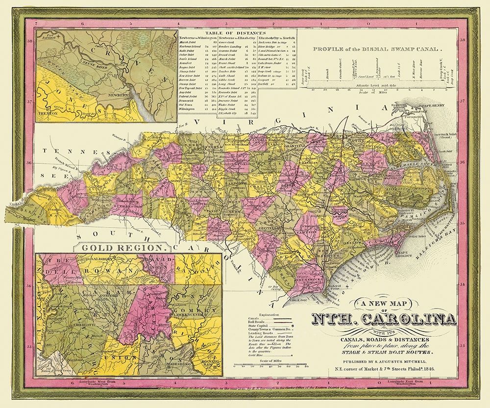 North Carolina - Mitchell 1846