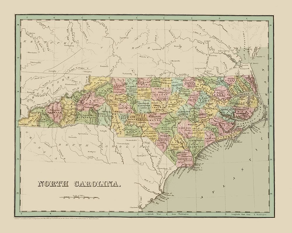 North Carolina - Bradford 1838