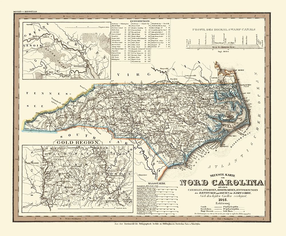 North Carolina - Meyer 1845