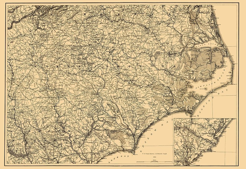North Carolina - Lindenkohl 1865