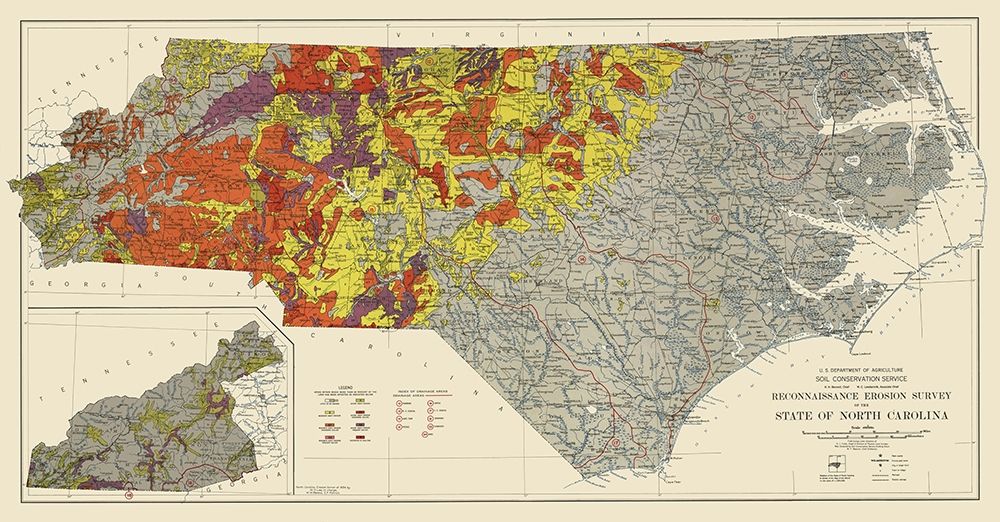 North Carolina Erosion Survey - USDA 1935