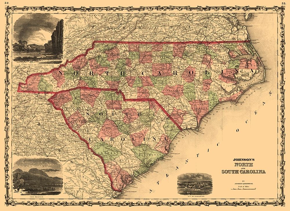 North Carolina South Carolina - Johnson 1861