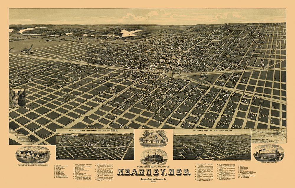 Kearney Nebraska - American Pub Co 1889