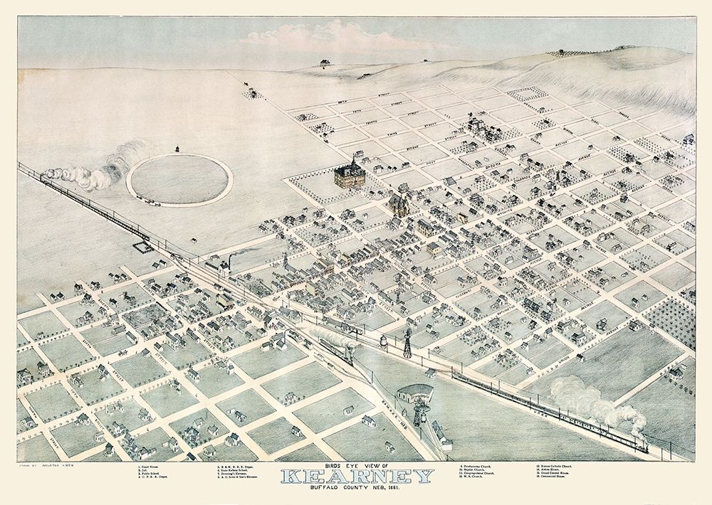 Kearney Nebraska - Koch 1881