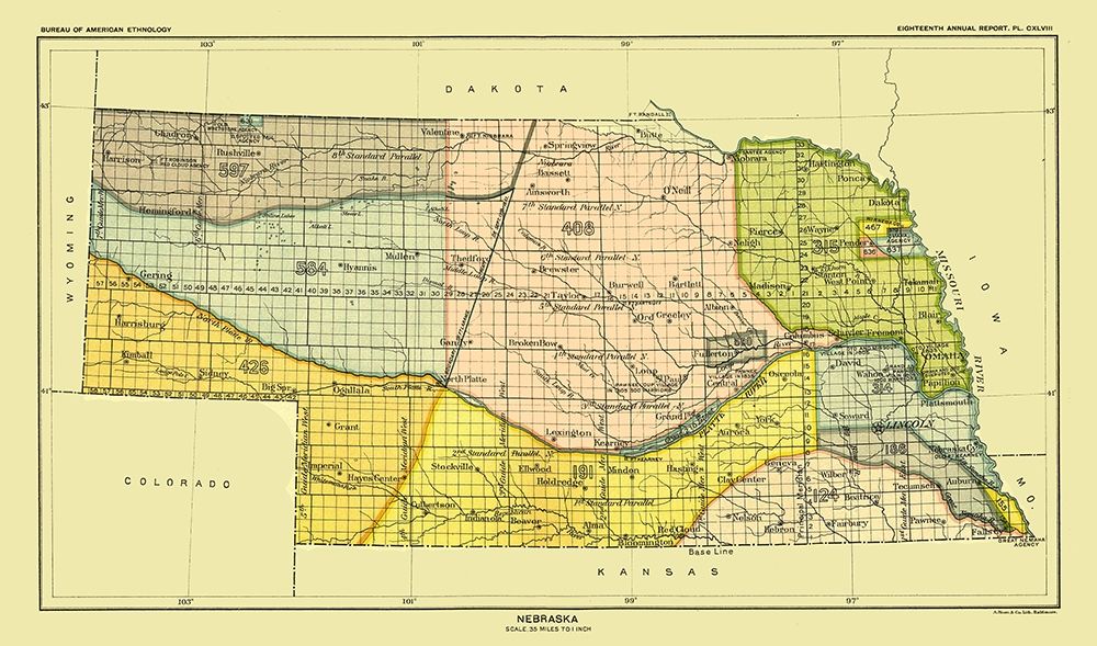 Nebraska - Hoen 1896