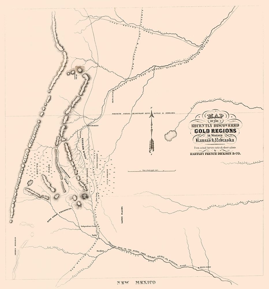 Gold Regions Western Kansas Nebraska - Dickson