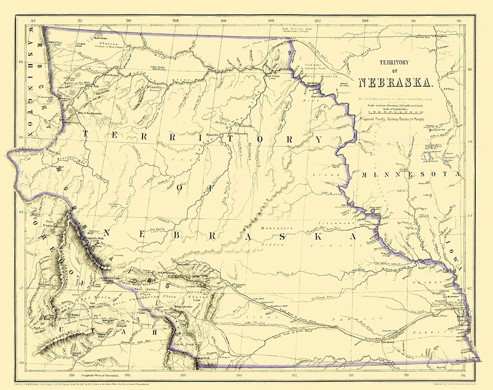 Nebraska Territory - Rogers 1857