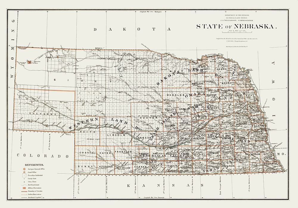 Nebraska - Williamson 1879
