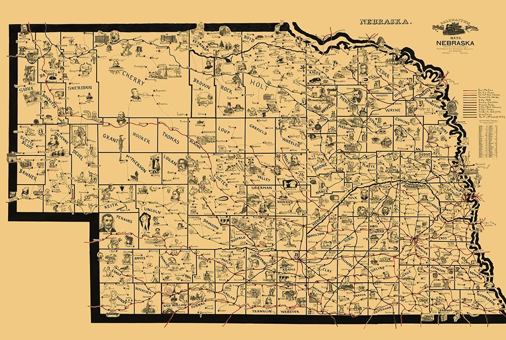 Nebraska Railroads - McEwen 1897