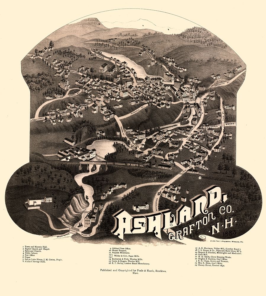 Ashland New Hampshire - Norris 1883