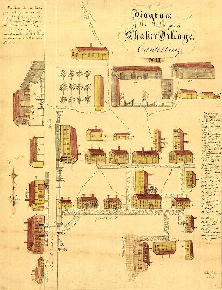 Canterbury New Hampshire - Foster 1849