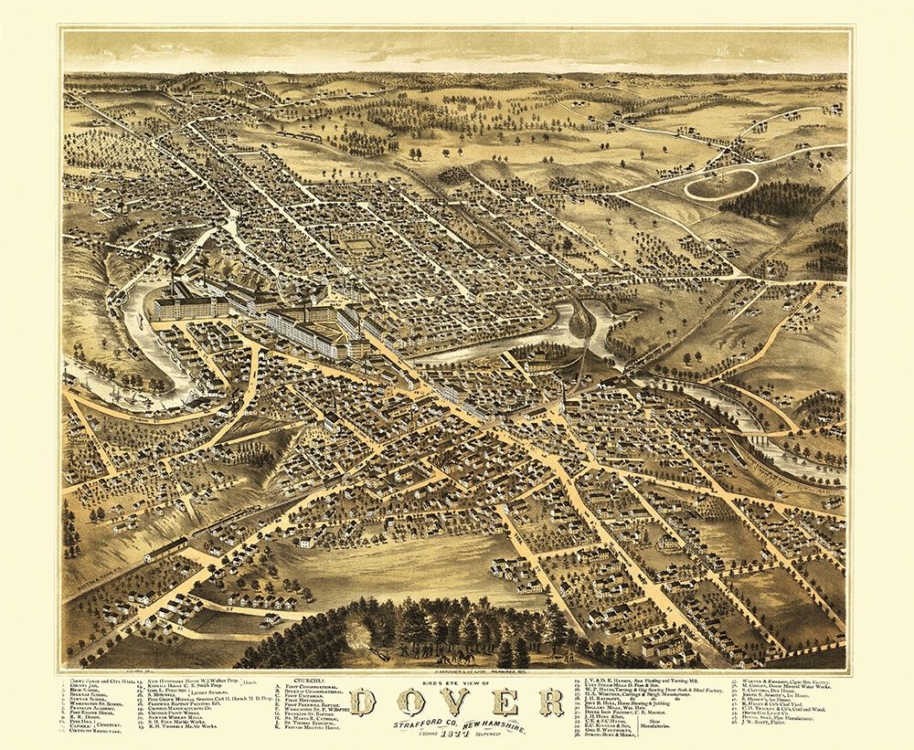 Dover New Hampshire - Brenner 1877