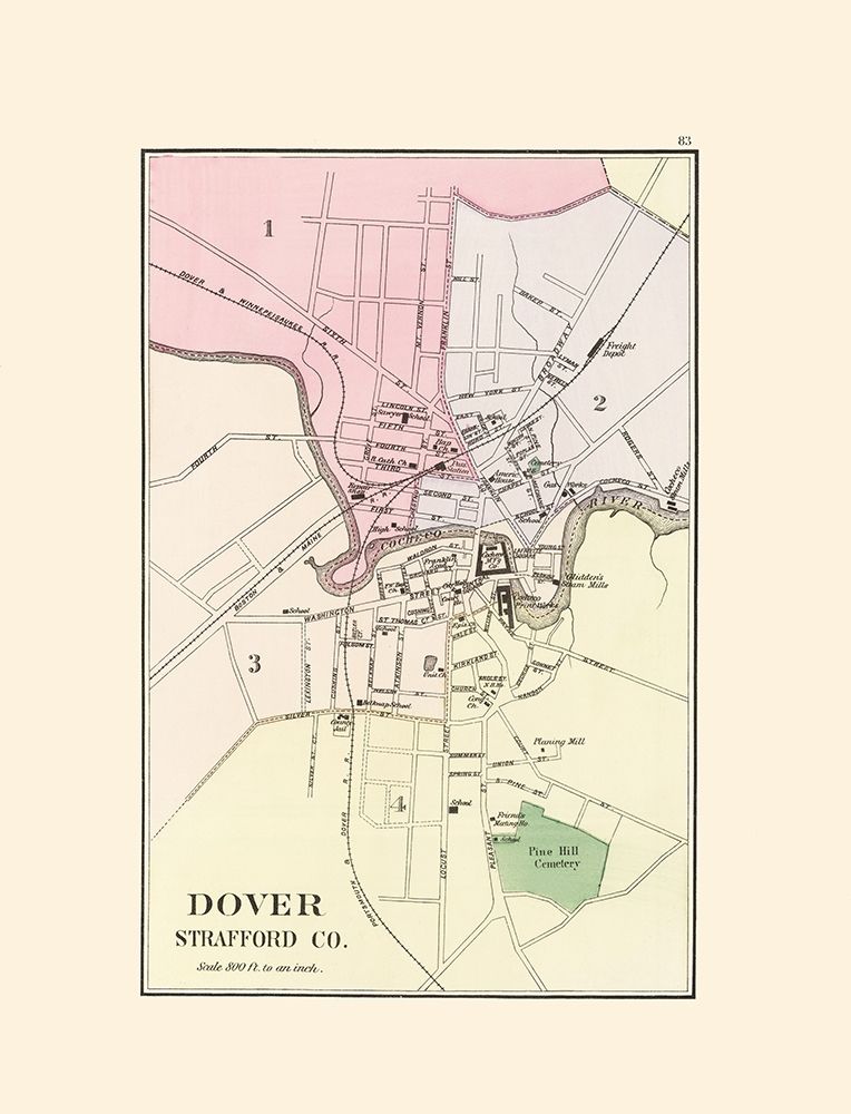 Dover New Hampshire - Hitchcock 1877