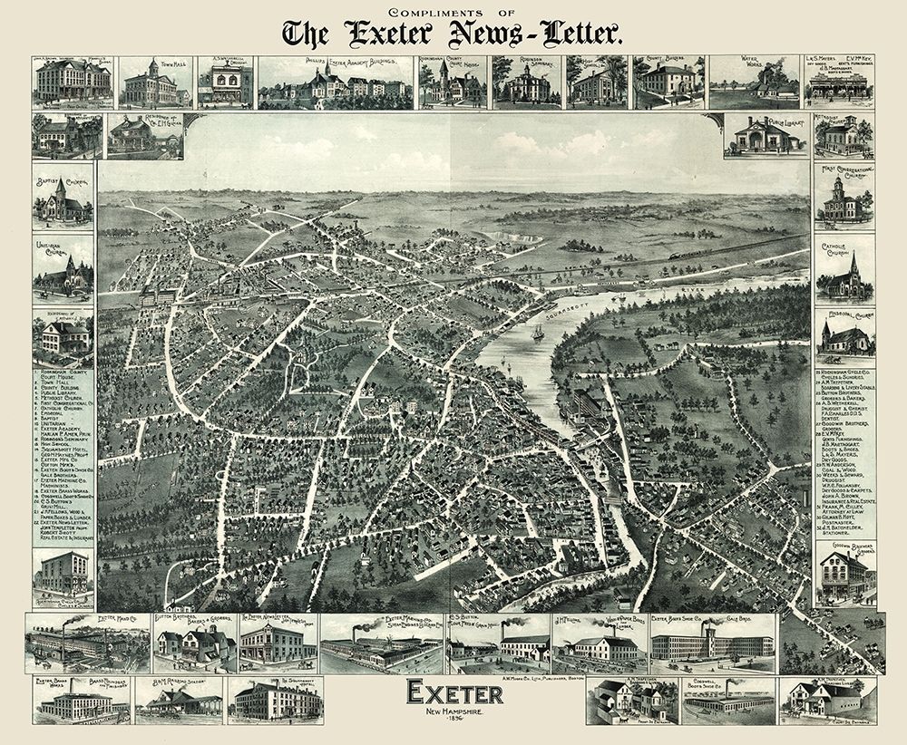 Exeter New Hampshire - Moore 1896