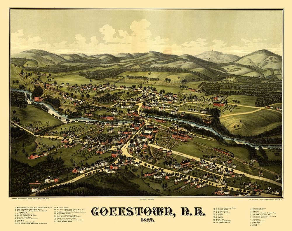 Goffstown New Hampshire - Norris 1887