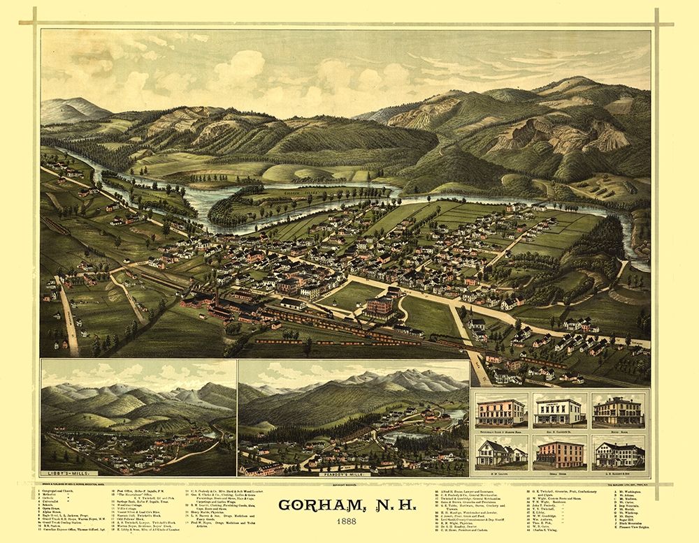 Gorham New Hampshire - Norris 1888