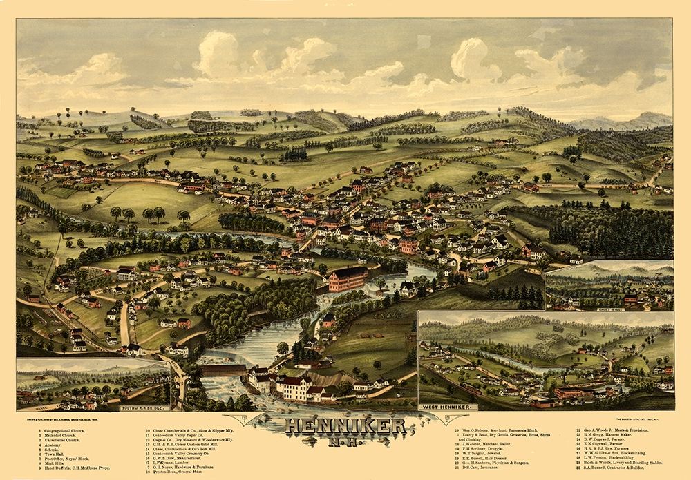Henniker New Hampshire - Norris 1889