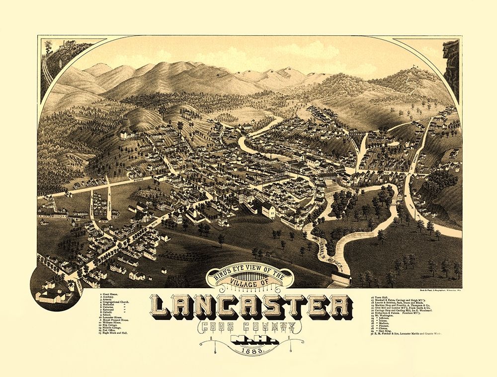 Lancaster New Hampshire - Beck 1883