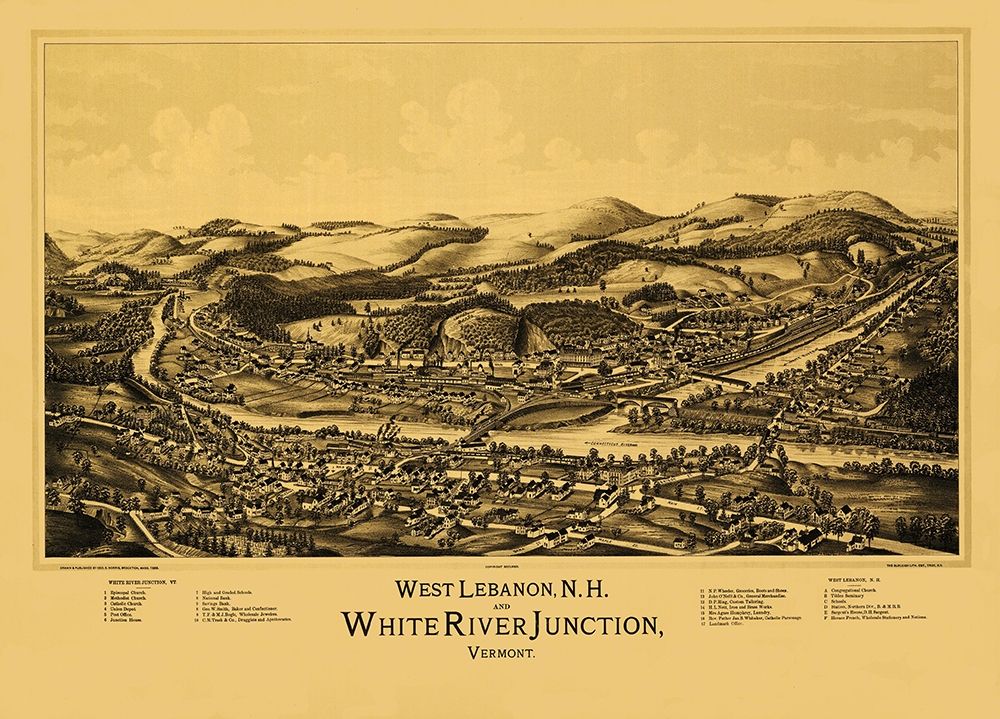 West Lebanon and White River Junction - Norris