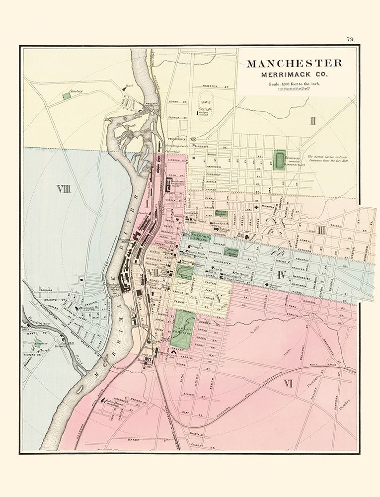 Manchester New Hampshire - Comstock 1877