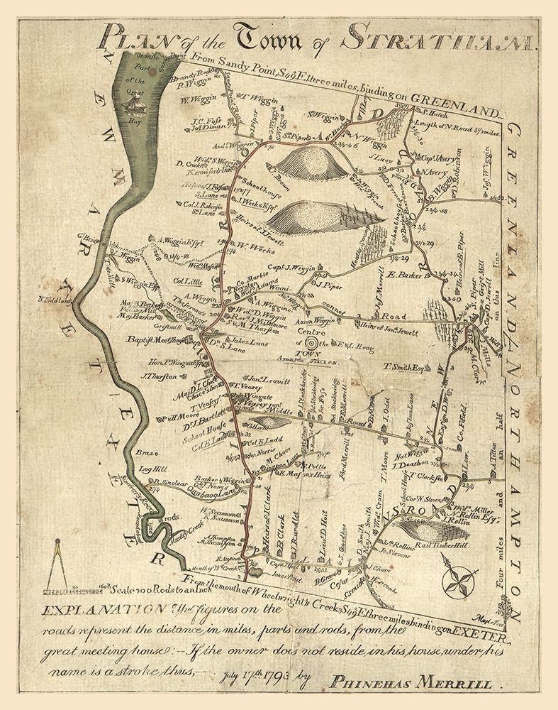 Stratham New Hampshire - Merrill 1793