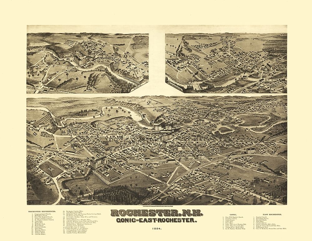 Rochester New Hampshire - Norris 1884