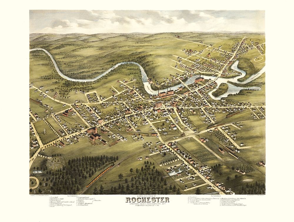 Rochester New Hampshire - Stoner 1877
