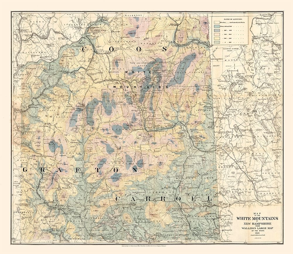 New Hampshire White Mountains -1881