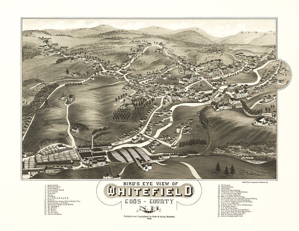 Whitefield New Hampshire - Norris 1883