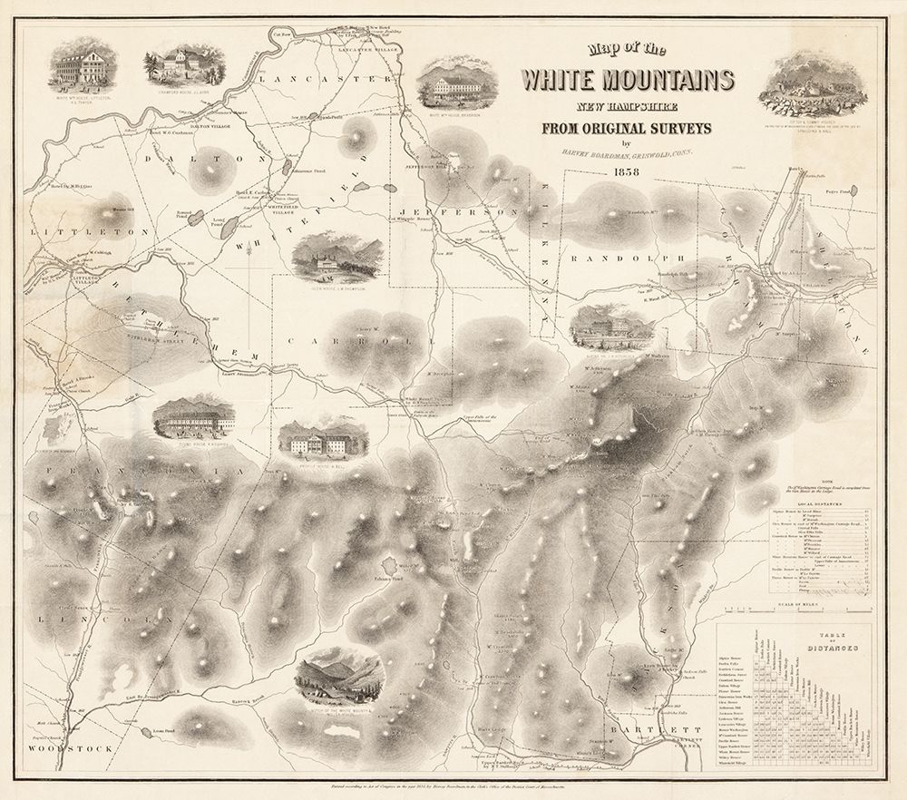 White Mountains New Hampshire -Boardman 1858
