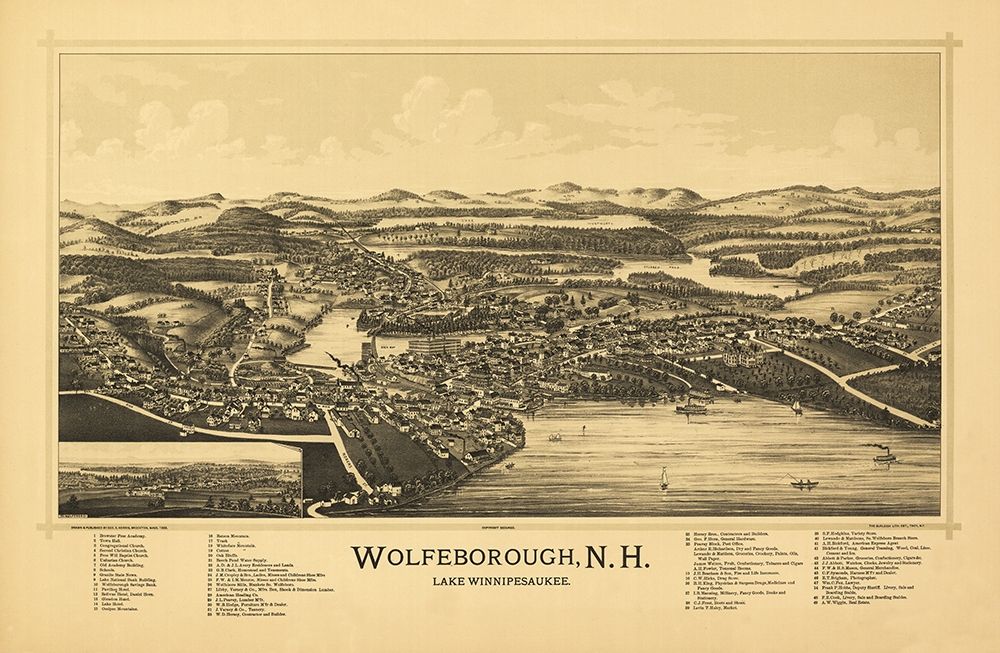 Wolfeborough New Hampshire -Norris 1889