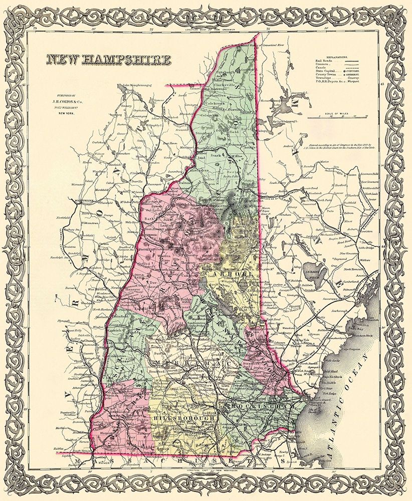 New Hampshire - Colton 1855