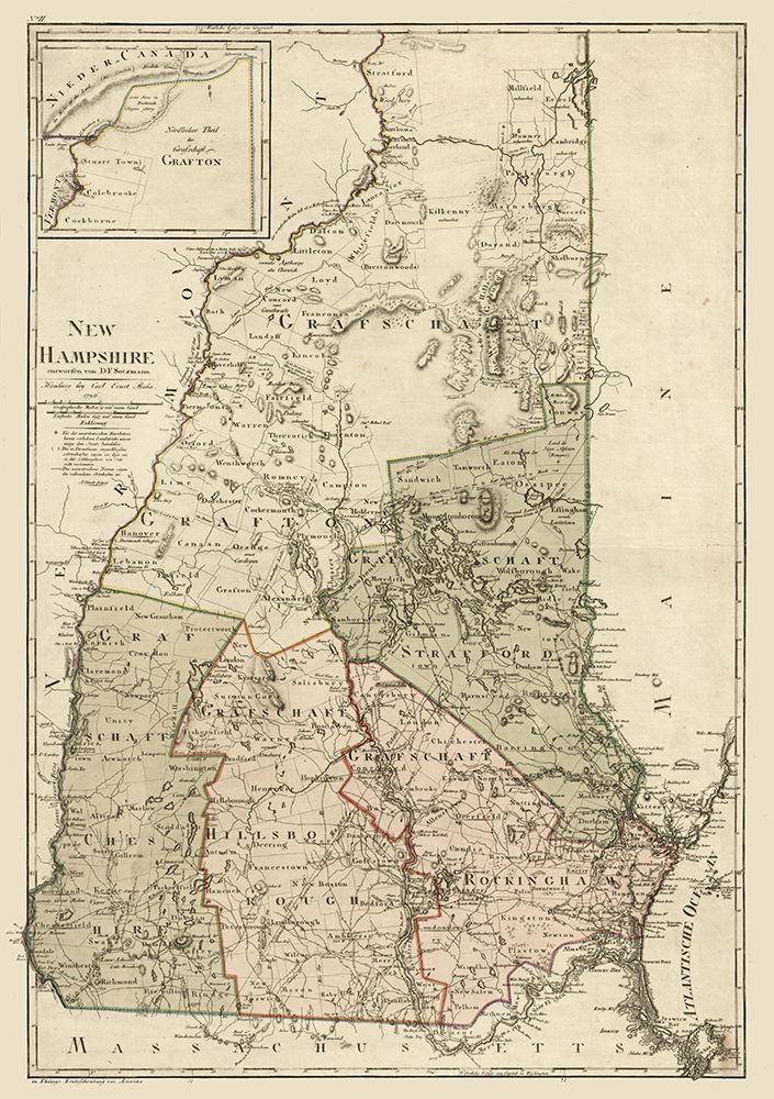New Hampshire - Sotzmann 1796