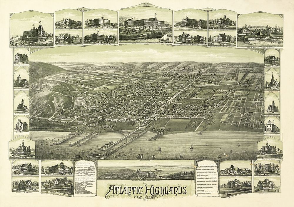 Atlantic Highlands New Jersey - Bailey 1894