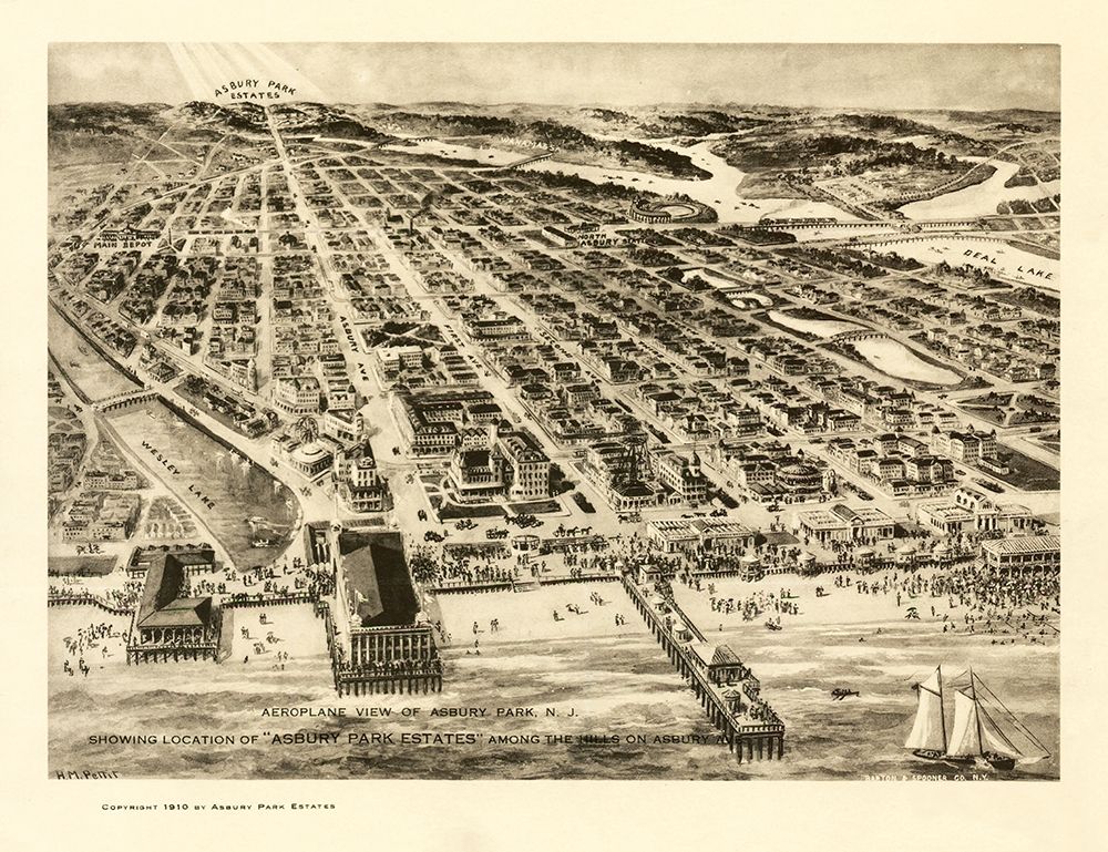 Asbury Park New Jersey - Pettit 1910