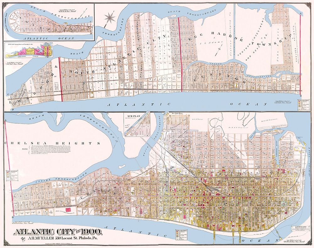 Atlantic City New Jersey Landowner - Mueller 1900