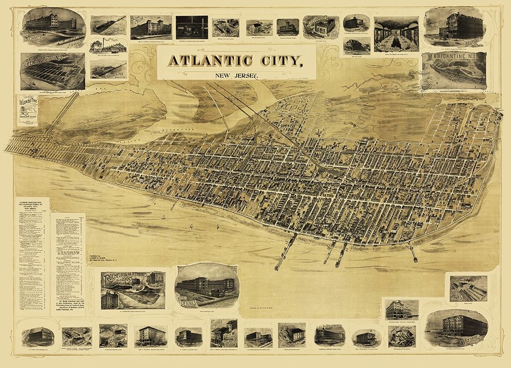 Atlantic City New Jersey - Landis 1900