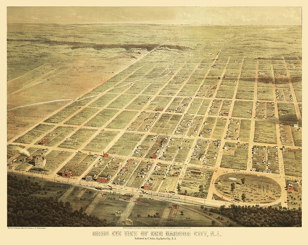 Egg Harbor City New Jersey - Scheu 1865