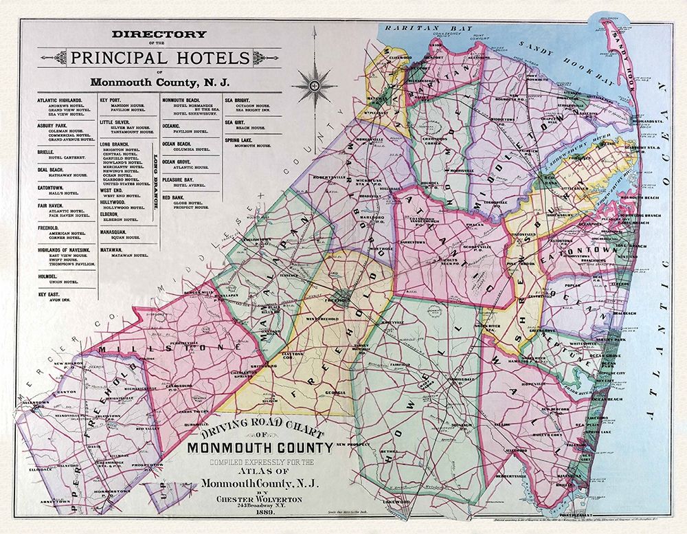 Monmouth New Jersey - Wolverton 1889