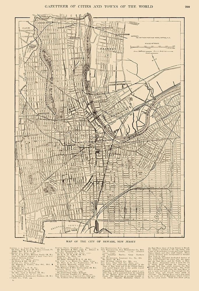 Newark  New Jersey - Reynold 1921