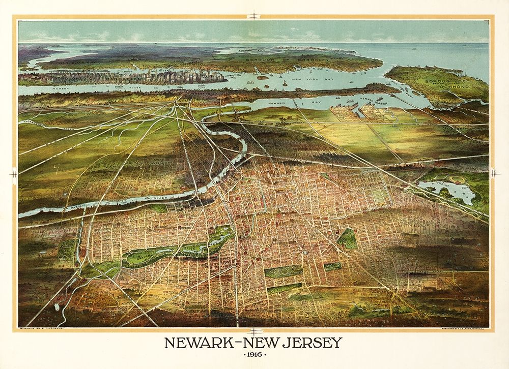 Newark New Jersey - Landis 1916