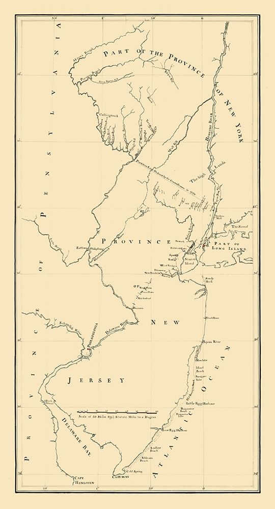 New Jersey New York -1769