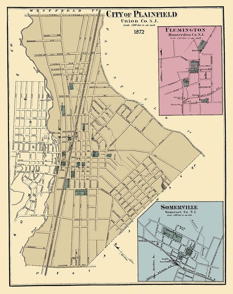 Plainfield, Flemington, Somerville New Jersey
