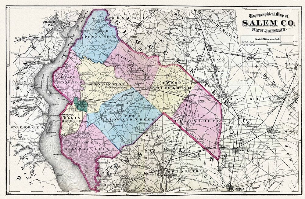 Salem New Jersey - Beers 1872