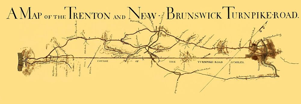 Trenton and New Brunswick Turnpike - 1800