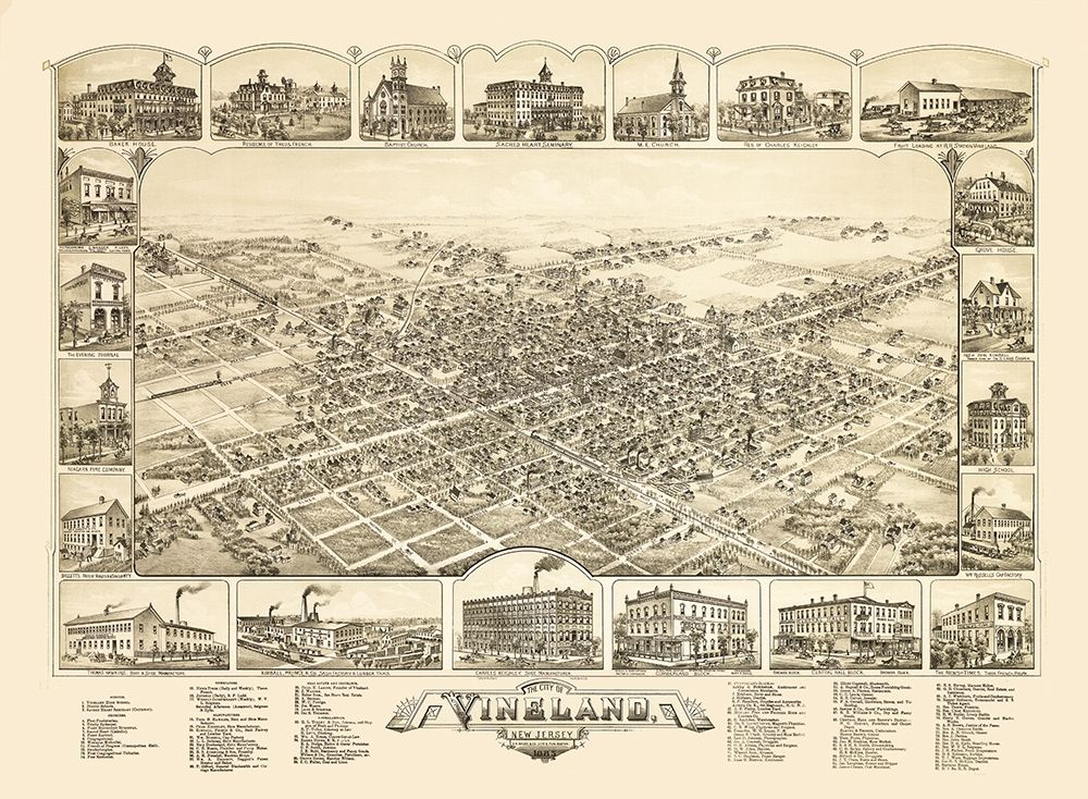 Vineland New Jersey - Bailey 1885