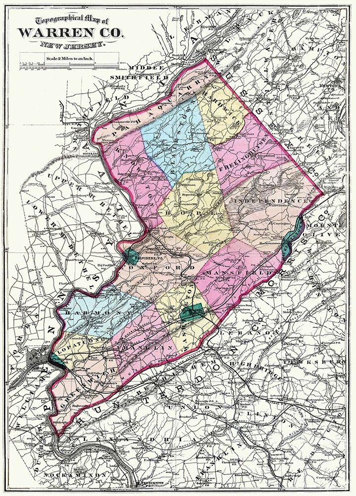 Warren New Jersey - Beers 1872