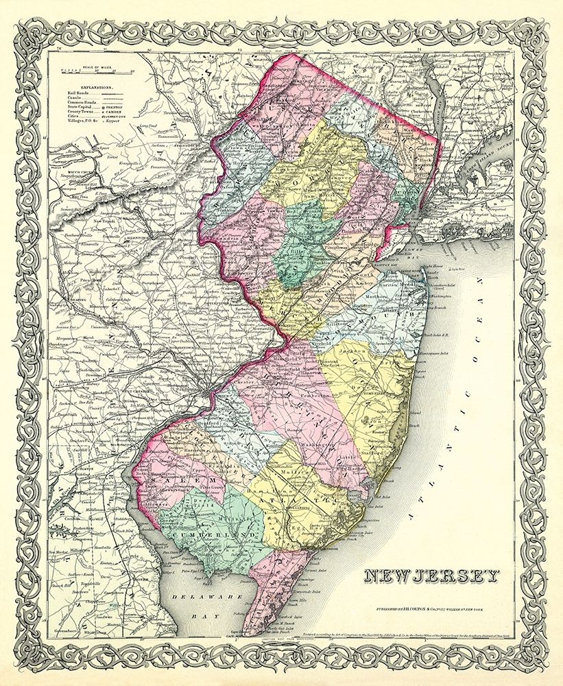 New Jersey - Colton 1856