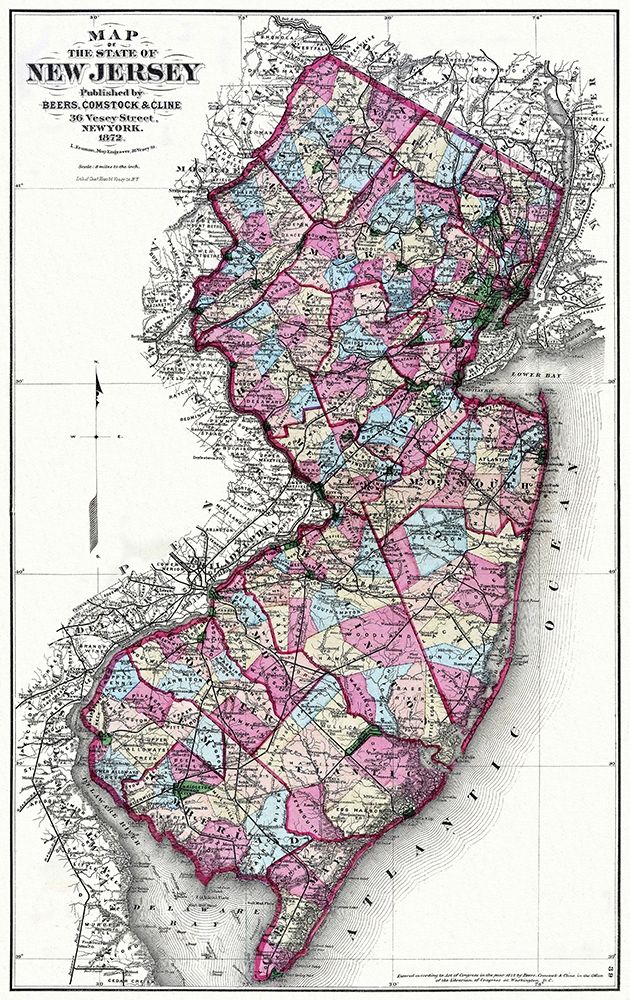 New Jersey - Beers 1872